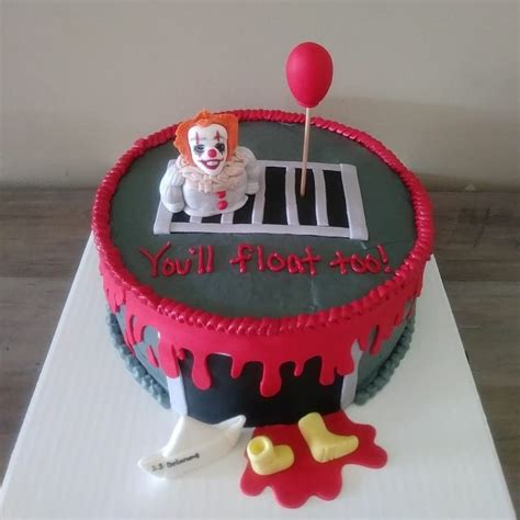 Pennywise Cake Scary Cakes Scary Halloween Cakes Birthday Party Cake