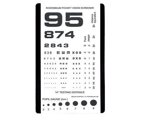 Printable Pupil Size Chart Customize And Print