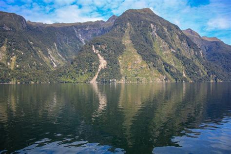 Doubtful Sound Cruise Passing Beautiful Scenery In Fiordland National