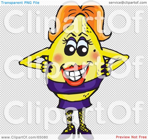 Royalty Free Rf Clipart Illustration Of A Tarty Female Lemon By