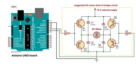 How To Build An H Bridge Circuit With An Arduino Micr