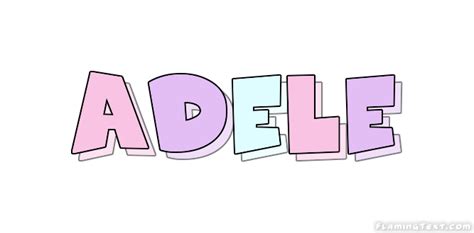 Adele Logotipo Ferramenta De Design De Nome Grátis A Partir De Texto