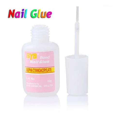 Wholesale 10g Byb Nail Art Glue Tips Glitter Uv Acrylic Rhinestones