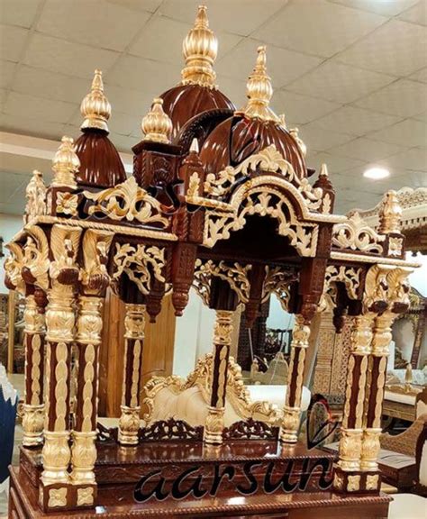 Iskcon Wooden Temple Quality Wood Yt 188
