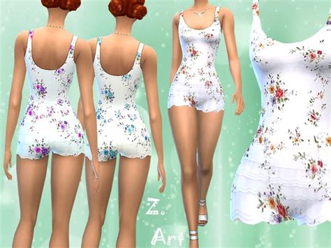 Short Jumpsuit By Zuckerschnute20 At Tsr Sims 4 Updates