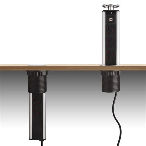 Free returns on everything in store. Pop Up Countertop Hidden Power Charging Station, 3 Sockets ...