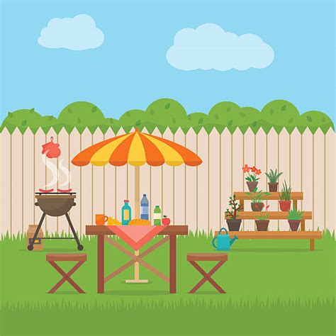 Patio Clip Art Vector Images And Illustrations Istock