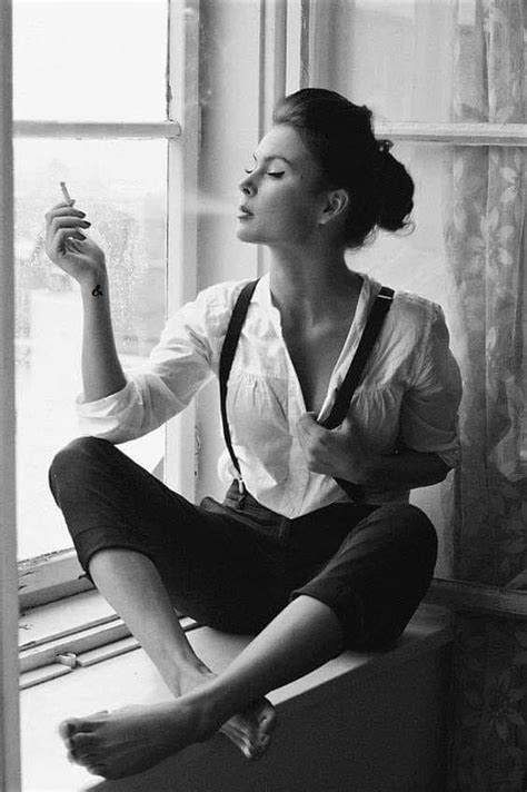 Smoking Ladies Girl Smoking Black And White Portraits Black And