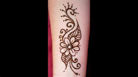 Henna Tattoo Design For Armwristleg Easy Mehndi Design