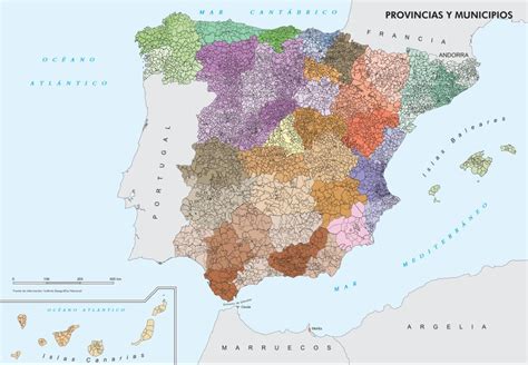Mapa De España Por Provincias Y Pueblos Mapa