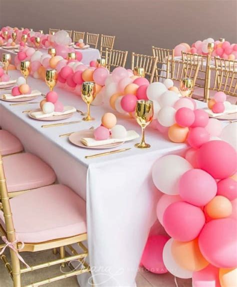 Pin By Tweet E Byrd On Tablescapes Balloon Decorations Party