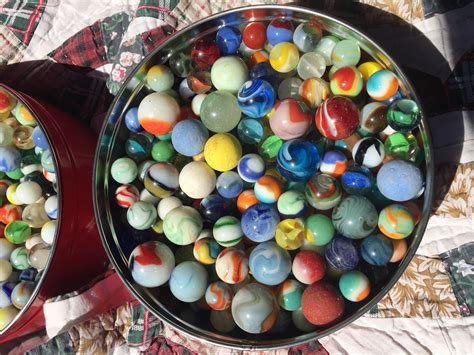 Found Collection Of Old Marbles Reconize Any