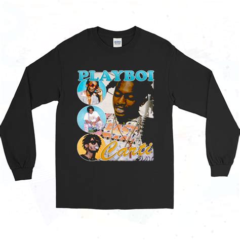 Playboi Carti Homage Retro Long Sleeve T Shirt