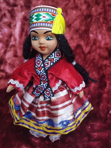 Handmade Special Uzbek Ceramic Doll Girl In Authentic Antique Etsy