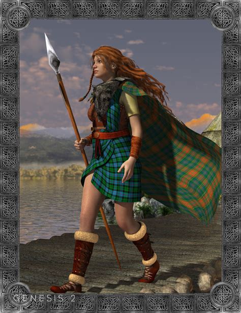 Celtic Maeve Outfit For Genesis 2 Females Daz 3d
