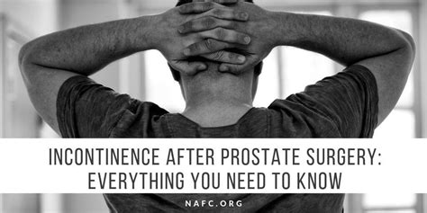 Recovering From Incontinence After Prostate Surgery Is Tougher Than I