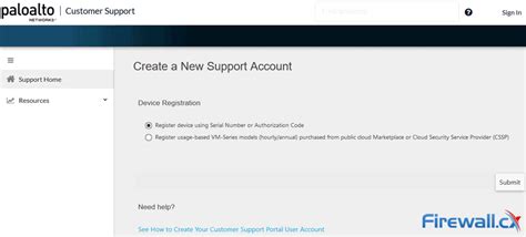 How To Register A Palo Alto Firewall And Activate Support Subscription