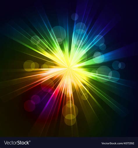 Abstract Starburst Light Background Royalty Free Vector