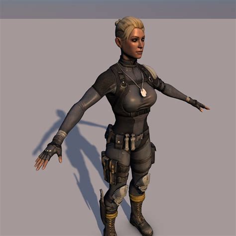 Cassie Cage Mortal Kombat 3d Model Cgtrader