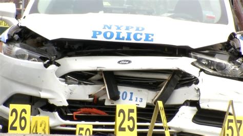 2 Nypd Officers Injured In Shootout Following Wild Car Chase In