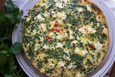 Crustless Quiche With Spring Vegetables Recipe Fannetastic Food