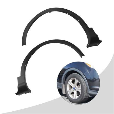 Fender Flare Wheel Arch Molding Replace Black Set Pair Fit Ford Escape