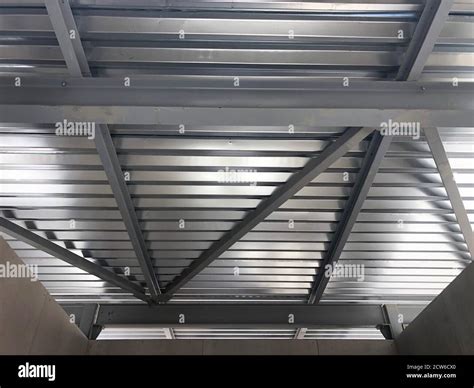 Profiled Stainless Steel Sheets And Beams And Girders Metal Ceiling