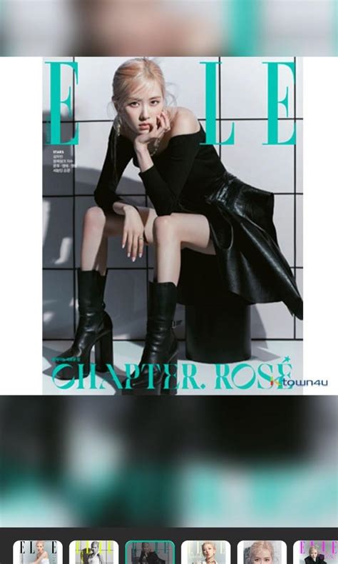 BLACKPINK Rose Elle Korea Magazine Cover June Entertainment K Wave On Carousell