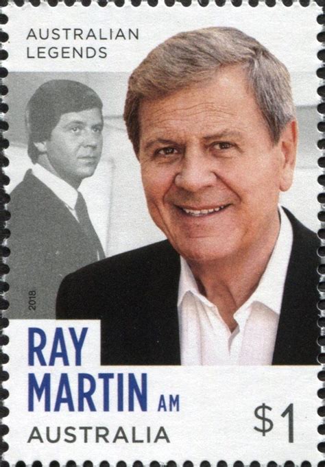 Stamp Ray Martin Australia Australian Legends Tv Legends Snau
