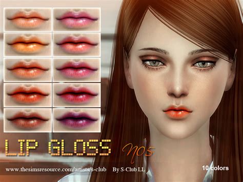 The Sims Resource S Club Ll Thesims4 Lipstick F05