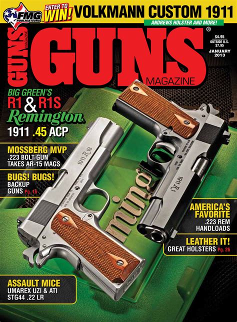 The 1911 Goes Green In January 2013 Issue Of Guns Magazine Outdoorhub