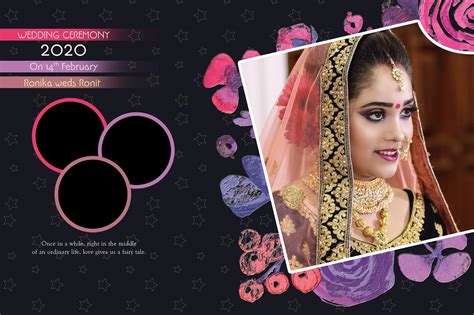 Indian Wedding Album Cover Design 12x18 Psd Templates