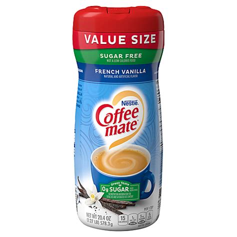 Coffee Mate Sugar Free French Vanilla Powder Coffee Creamer 204 Oz