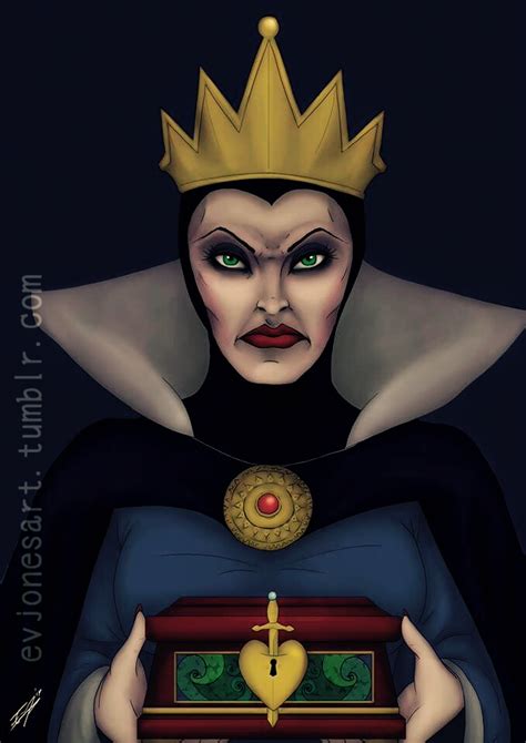 Ev Jones Art — Evil Queen Grimhilde From Snow Whie And The Seven