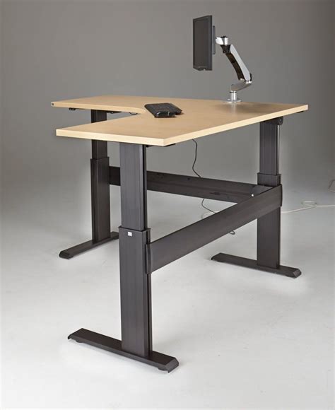 Newheights Eficiente Lt Series L Shaped Electric Sit Stand Desk