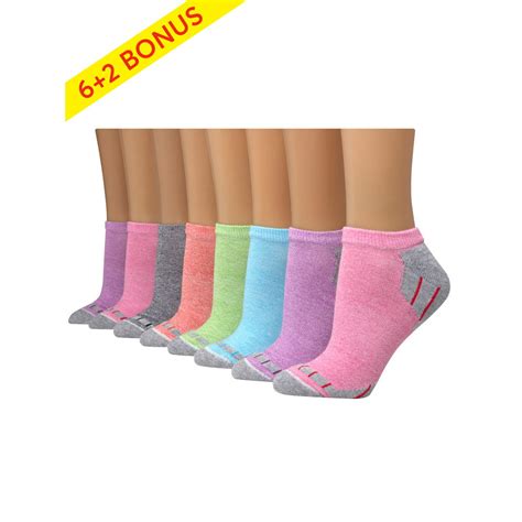 Hanes Hanes Womens Sport Cool Comfort No Show Socks 62 Bonus Pack