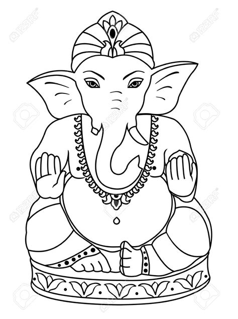 Easy Sketch Of Ganesha At Explore Collection Of