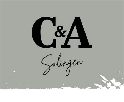 Her firma şikayetvar'da marka profili oluşturabilir. C&A Solingen - Schriftzug - Design Tagebuch