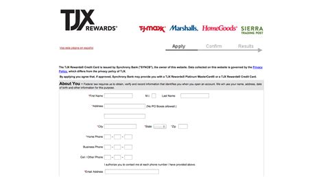 On this page you will find a guide we have created that will explain everything you need to know about setting up an online account and making use of it. How to Apply for the TJ Maxx Credit Card