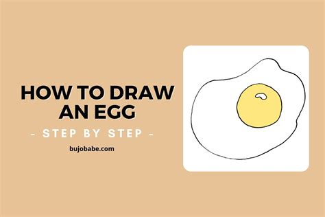 How To Draw An Egg 4 Quick And Easy Steps Bujo Babe