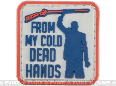 From My Cold Dead Hands Pvc Morale Patch Full Color Tactical Gear