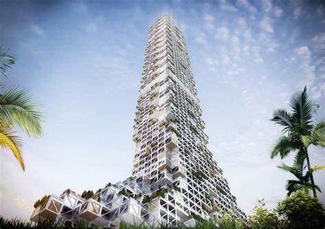 Modular Skyscraper In Dubai By Rgg Architects Challenges Dense Vertical