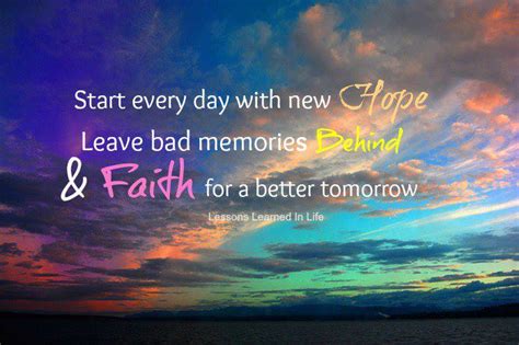 Start Every Day With New Hope Nice Picture Quotes