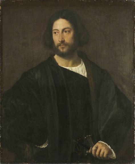 Portrait Of A Young Man Titian Artwork On Useum