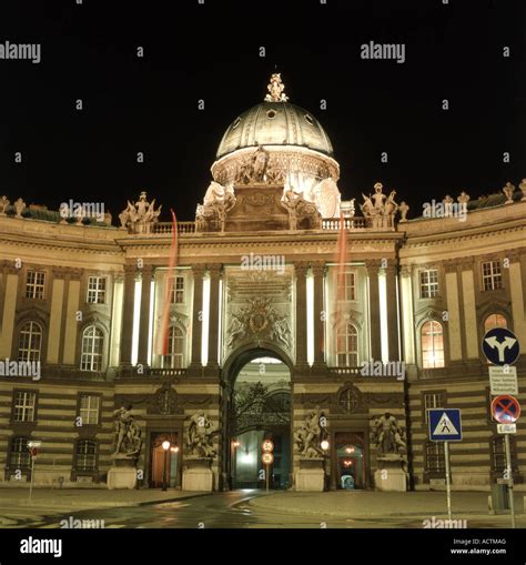 Imperial Palace Vienna Austria Stock Photo Alamy