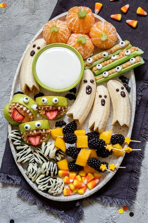 Healthy Halloween Snack Tray Blog Hồng