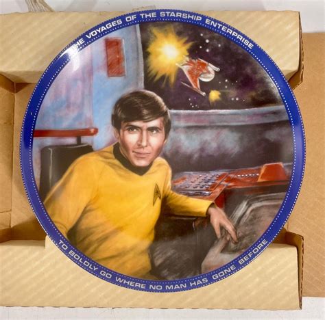 Star Trek Tos Collector Plate “chekov”