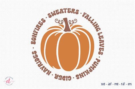 Retro Fall Svg Autumn Svg Cut Files Graphic By Craftlabsvg · Creative