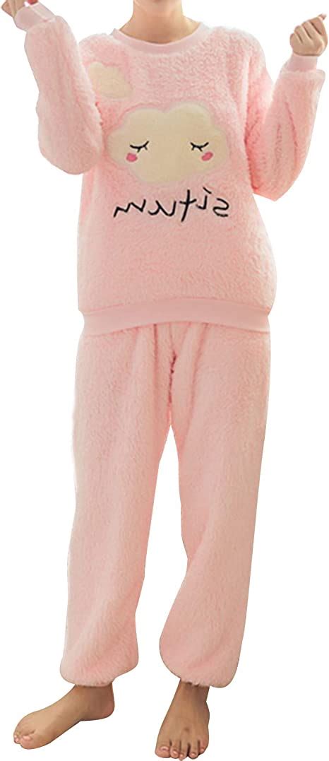 Top Max Girls Pajamas Size 12 14 16 18 Warm Winter Fleece Pjs For Teen