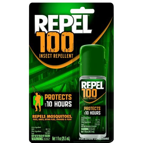 6 Pack Repel 100 Deet Insect Repellent 1 Oz Pump Spray Each
